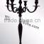 Table black candelabra & Wedding black candelabra