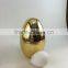 Golden plastic easter egg