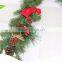 GNW CHGR-1607011 Customized Promotional PVC red berry christmas garlands for sale