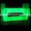 Large Size Lighting Plastic LED Home Decorative Furniture LED Sofa/chair With Double Seats