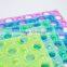 Manufacturer anti bacteria round anti slip pvc bath mat