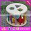 2016 new design multi-function wooden shape sorter toy for toddlers W12D064