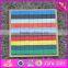 2016 new design 100 pieces arrange blocks children classic wooden toys W14A181