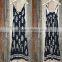 Spaghetti Strip Printed Tunic Maxi Dress