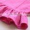 baby clothing design girls hollow-out horn short sleeve tops and 5 minutes of pants suit