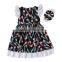 New Arrival Wholesale Baby Toddler Boutique Clothing Beautiful Girl Flower Dress With Headband