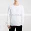 Fashion mens sweatshirt blank white side zipper sweatshirt blank two sided zipper