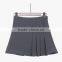 oem fashion A-line chiffon dress,custom made latest women short pleated skirts