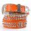Ladies Western Rhinestone Belts Wholesale Genuine Leather Belt Fashion Genuine Leather Belts