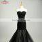 Long Floor-length Black Mermaid Wedding Dresses/Backless Wedding Dress
