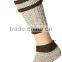 Bavarian Calf Socks Brown-green