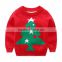 B40697A 2017 fashion kids warm clothing boy Christmas tree sweaters