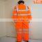 Factory direct polyester long sleeve safety coverall reflective working clothing