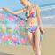 Women Sexy Bikini Three-pieces Suit Set Bandeau Triangle Push-Up Bra Swimsuit Beachwear Swimwear