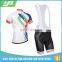 Sublimated custom design pro team cycling bib shorts for men