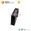 New design fashion gifts printed handle ribbon matt black paper bag