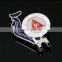 Fashionable hot metal golf cap clip and ball marker with magnet custom