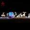 2020 new design reindeer animal 3d  led motif lights