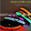 Rechargeable LED leopard-printing pet dog collar