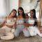 2020 Summer Sexy Slash Neck Bodycon Crop Top and Wide Leg Pants New Women Two Pieces Set Women Outfit Rompers