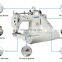 MC 927-PL HIGH-SPEED DOUBLE NEEDLE FEED-OFF-THE-ARM CHAINSTITCH MACHINE