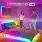 Remote Control 16.4ft 32.8ft Dynamic RGBIC Color Changing Chasing Effect Music Sync Addressable Dreamcolor LED Strip Light