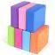 Eco friendly 2 pack custom logo EVA foam yoga block  with strap set