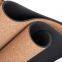 Non-Slip Custom Print Cork Rubber Yoga Mat With Body Alignment
