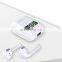 Double Sided Wireless Headset Portable Bluetooth Earphones with Charging Case
