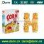 twin screw extruder Fruit Rings Cereal froot loops extruding machinery production line