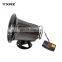 Waterproof loud three tone sound alarm 12V police fire warning multi-sounds music horn for motorcycle car