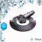 Custom machining stainless steel crown wheel and pinion gear bevel gear, customized straight helical