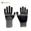 Sunnyhope hot sales 15g nylon with maxiflex foam nitrile coated with dotted gloves