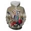 DC Suicide Squad Digital printed 3D sweatshirt hooded pullover OEM Men Hoodie Set Sweatshirt 50% Cotton 50% Polyester