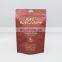 Custom matt laminated coffee standing pouch zipper coffee bag packaging Smell Proof Bags