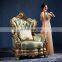 1+2+4 Luxury European Style Living Room Leather Sofa Sets Classical Design Furniture Antique Sofa Set