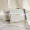 PandaSew Custom Logo Luxury Beige Cardboard Paper Bracelet Necklace Jewelry Packaging Box with Sponge