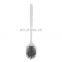 Bathroom wall mounted  silicone toilet brush holder  plastic material brush toilet silicon TPR toilet brush holder set