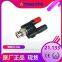 BNC Male with 2*4mm Stackable Binding Post 21.133 BNC male plug