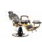 Factory Supply shampoo unit and barber chair for sale,Good Quality golden  Barber Chair