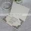 New Coming Damask Handmade Flora Flocked Invitation Card with Brooch and Ribbon                        
                                                Quality Choice