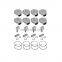 CNBF Engine Aluminum Pistons Kit  With Chromium Alloy Steel Piston Pins For Escape Fusion Accord