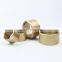 Custom Copper Bearing Sleeve Slide Brass Bushing Flanged