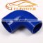 ID:51mm to 57mm 90 Degree Silicone Reducer Elbow Hose for Turbo intercooler /Heater/Radiator/Oil cooler Coupler Hose blue pipe