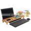 Customized Multifunction Office Bamboo-products Bamboo Desk Organizer Storage Accessories