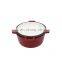 5-QT 2 in 1 Cast Iron Cookware, Double Dutch Oven Casserole Pot
