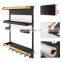 ODM Modern Magnet Shelves Kitchen Holder Single Tier Side Storage Organizer Refrigerator Magnetic Spice Rack For Fridge