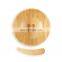 New Designed 100% Natural Bamboo Makeup Bowl Cosmetic Bowl With Flat Spatula Set