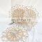 Flower Round Rattan Placemat,Rattan Wall Decoration Beautiful Woven wall decor basket wholesale Handwoven in Vietnam