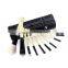 mini makeup brush set with a cylinder,hold,cup